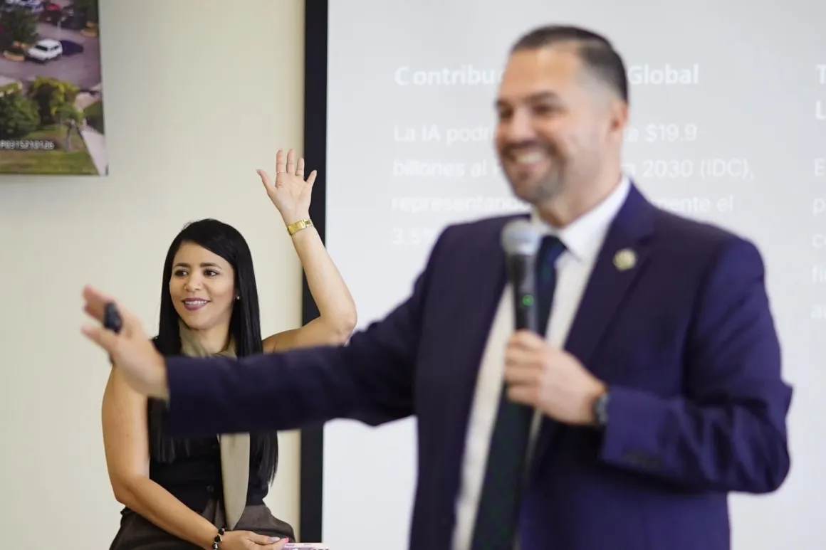 Nesty Delgado in executive training